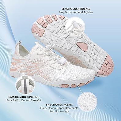 Hike Barefoot Shoes for Women Men, Breathable Non-Slip Athletic Footwear
