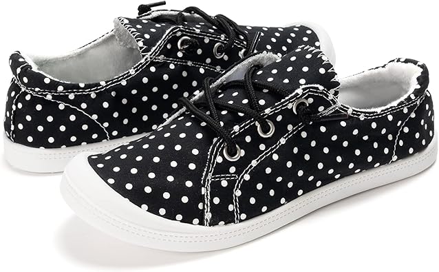 Shoes for Women, Comfort Low Top Canvas Slip On Sneakers
