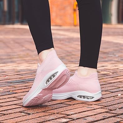 Womens Walking Shoes Sock Casual Ladies Fashion Sneakers