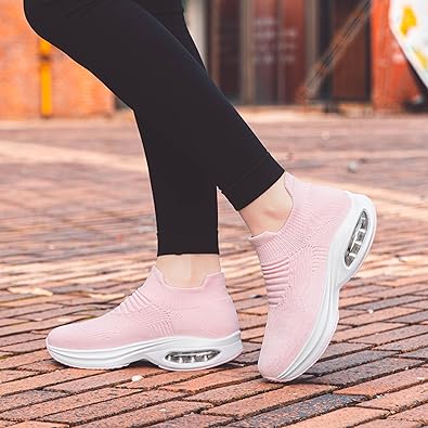 Womens Walking Shoes Sock Casual Ladies Fashion Sneakers