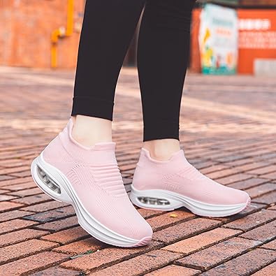Womens Walking Shoes Sock Casual Ladies Fashion Sneakers