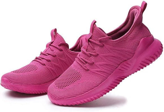 Womens Ladies Walking Running Shoes Slip On Lightweight Casual Tennis Sneakers Clothes Shoes
