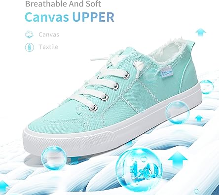 Women's Play Fashion Sneaker White Color Washed and Leopard Canvas Slip on Shoes