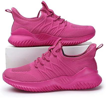 Womens Ladies Walking Running Shoes Slip On Lightweight Casual Tennis Sneakers Clothes Shoes